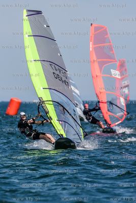 Zatoka Gdanska. Regaty Mistrzostw Swiata w klasie Raceboard,...