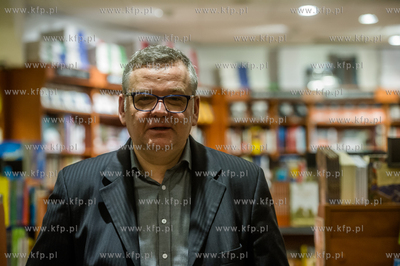 Gdansk. Galeria Baltycka. Spotkanie z  dziennikarzem,...