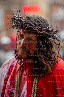 Wielki Piatek. Misterium Meki Panskiej na ulicach Gdanska.
25.03.2016
fot....