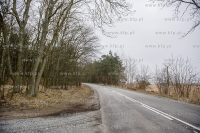 Mierzeja Wiślana. 
Nz miejsce planowanego przekopu...
