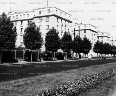 Gdynia ul. Czolgistow, pozniejsza aleja Marszalka Jozefa...