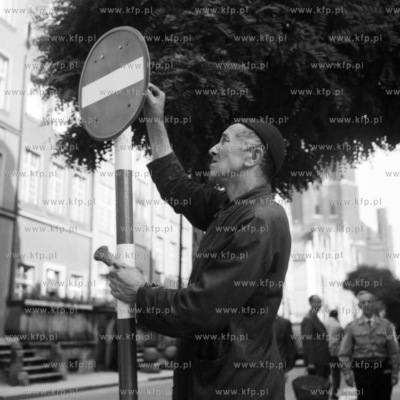 Pracownik Zarządu Miejskiego Dróg i Mostów w Gdańsku...