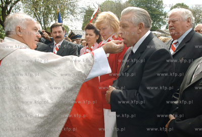Wicepremier i Minister Rolnictwa Andrzej Lepper zagoscil...