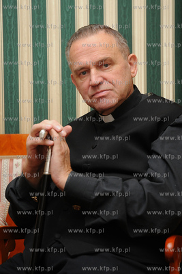 Ksiadz pralat Henryk Jankowski z kosciola sw. Brygidy...