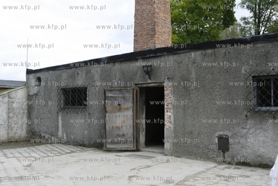Oboz koncentracyjny w Oswiecimiu. Nz wejscie do krematorium.
2009
Fot....