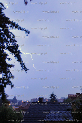 Nad Gdynia i Rumia przeszla w nocy silna nawalnica...