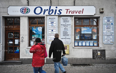 Biuro Orbis Travel w Gdansku na ul. Podmlynskiej.29.09.2010fot....