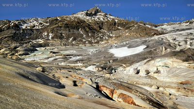 Szwajcaria, Belvedere, Berno. Lodowiec Alpejski w okolicy...