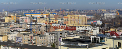 Panorama Gdyni z Hotelu Gdynia. 12.03.2014 fot. Andrzej...