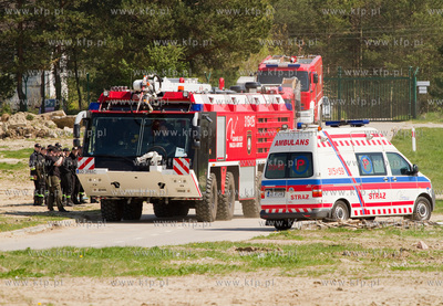 W Porcie Lotniczym Gdansk odbyly sie wspolne cwiczenia...