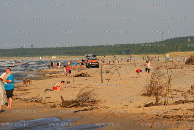 W Gdańsku-Sobieszewie na wysokości wejscia na plaze...