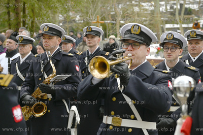 Cmentarz Witomiński w Gdyni. Uroczystości pogrzebowe...
