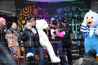 34 Finał WOŚP w Sopocie. Sopot. Nz Magdalena Czarzyńska-Jachim...