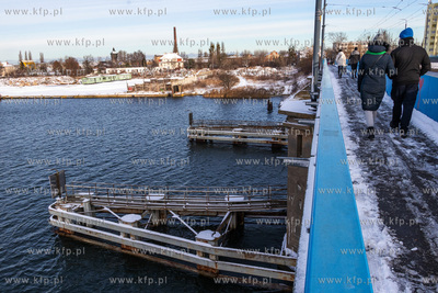 Most Siennicki w Gdańsku. 4.01.2025 fot. Daniel Słoboda...