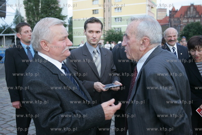 Gdansk, spektakl z okazji rocznicy podpisania porozumien...