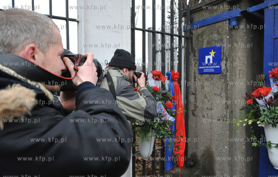 Odsloniecie Znaku Dziedzictwa Europejskiego na historycznej...