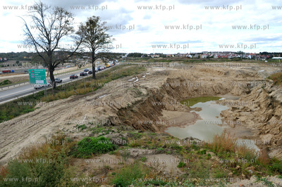 Budowa wezla drogowego Karczemki i trasy WZ w Gdansku...