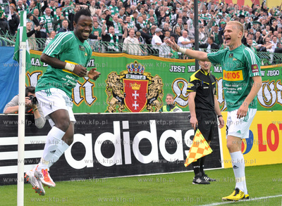Mecz pilkarski ekstraklasy Lechia Gdansk - Zaglebie...