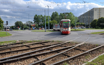 Gdansk Zabianka, Srzyzowanie ul. Pomorskiej z Gospody....