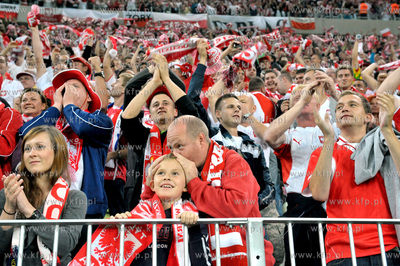 Gdansk. Stadion pilkarski PGE Arena. Mecz towarzyski...