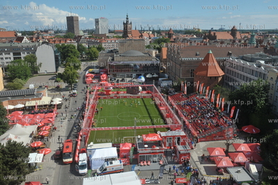 Final turnieju pilkarskiego Coca-Cola Cup na Targu...