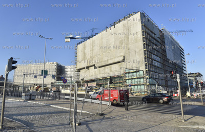 Gdańsk. Budowa Forum Gdańsk. 09.01.2018 fot. Maciej...