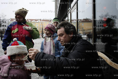 Gdansk Targ Weglowy. Wigilia dla ubogich i potrzebujacych.
24.12.2009
fot....