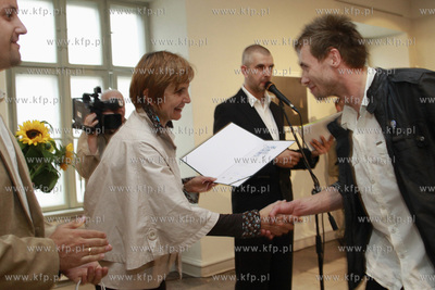 Gdansk. Ratusz Staromiejski. Uroczyste wreczenie nagrod...