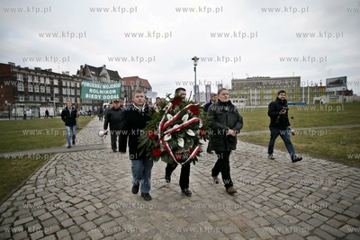Protest pomorskich rolnikow w Gdansku pod haslem Aby...