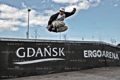 Sopot / Gdansk. Nowo otwarty skatepark przy hali Ergo...