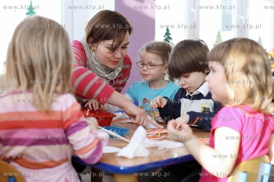 Zajecia w przedszolu nr 64 im. Kubusia Puchatka w Gdansku....