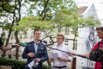 Konferencja prasowa radnych miasta Gdańska z klubu...