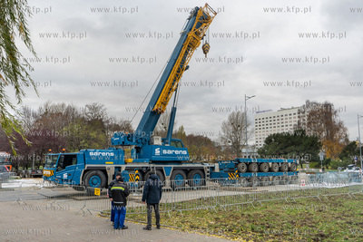 Gdynia. Skwer Kościuszki. Trwają przygotowania do...