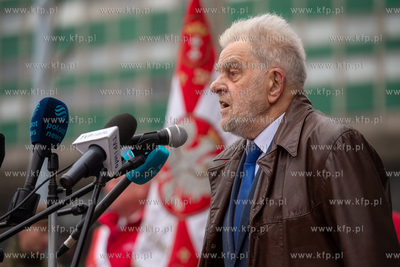Budynek NSZZ Solidarność w Gdańsku. Uroczystość...