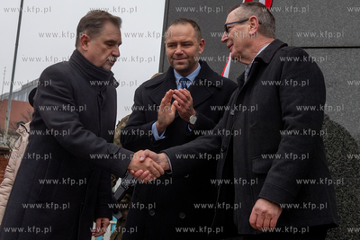 Budynek NSZZ Solidarność w Gdańsku. Uroczystość...