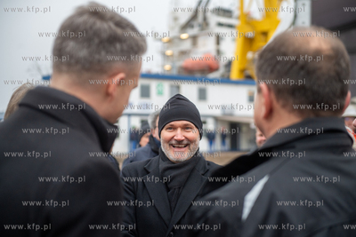 Gdańska Stocznia Remontowa im. J. Piłsudskiego. Wodowanie...