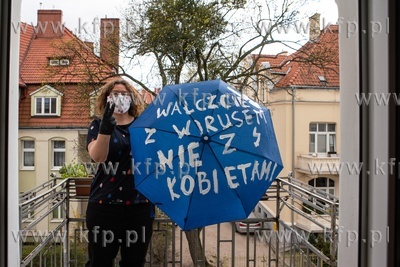 Gdańsk, Wrzeszcz. Akcja protestacyjna przeciwko projektowi...