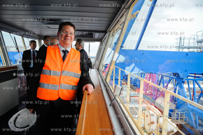 Gdansk. Terminal kontenerowy DCT. Wizyta przedstawicieli...