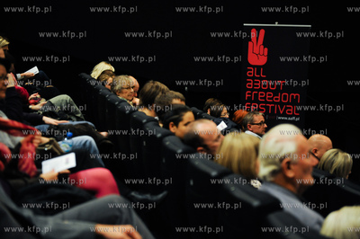 Gdansk. Multikino. All About Freedom Festival. Projekcja...