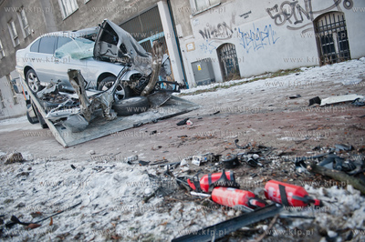 Wypadek na al. Grunwaldzkiej przy skrzyzowaniu z ul....