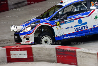 Gdansk. Hala Ergo Arena. Prolog 8 Rajdu Lotos Baltic...