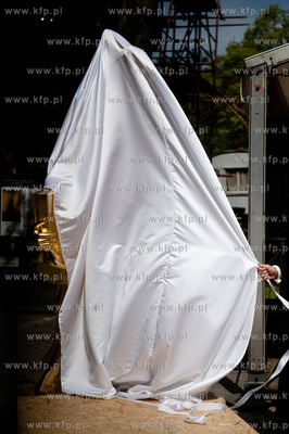 Gdansk. Ceremonia umieszczenia figury Alegorii Nauki...