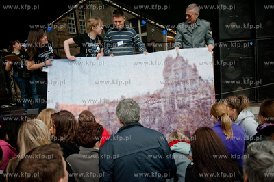 Gdansk. Dziedziniec Wydzialu Chemii Uniwesrystetu Gdanskiego....