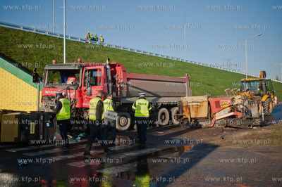 Gdansk. Skrzyzowanie ulic Wosia Budzysza i majora Henryka...