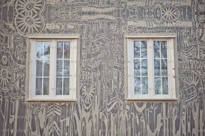 Gdansk. Odremontowane, nowo pomalowane kamieniczki...