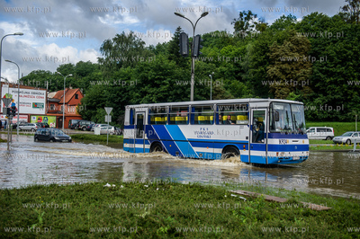Gdańsk. Skutki silnych opadow, które przeszły nad...