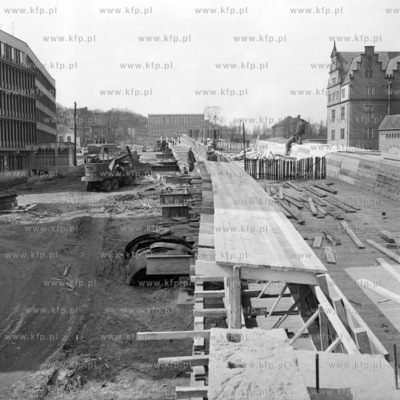 Budowa węzła Leningradzkiego łączącego ulicę...