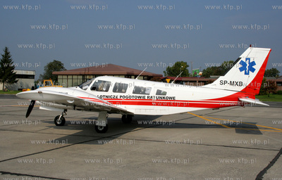 Gdansk, Rebiechowo. Nz. PZL M20 Mewa - Lotnicze Pogotowie...