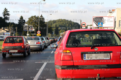 Poranny wypadek na ulicy Slowackiego w Gdansku, spowodowal...