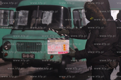 Plan zdjeciowy filmu o masakrze robotnikow na Wybrzezu...